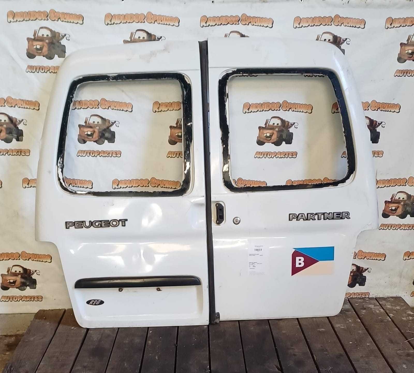 Portón trasero,Peugeot Partner Número de oblea (005403798)color blanco